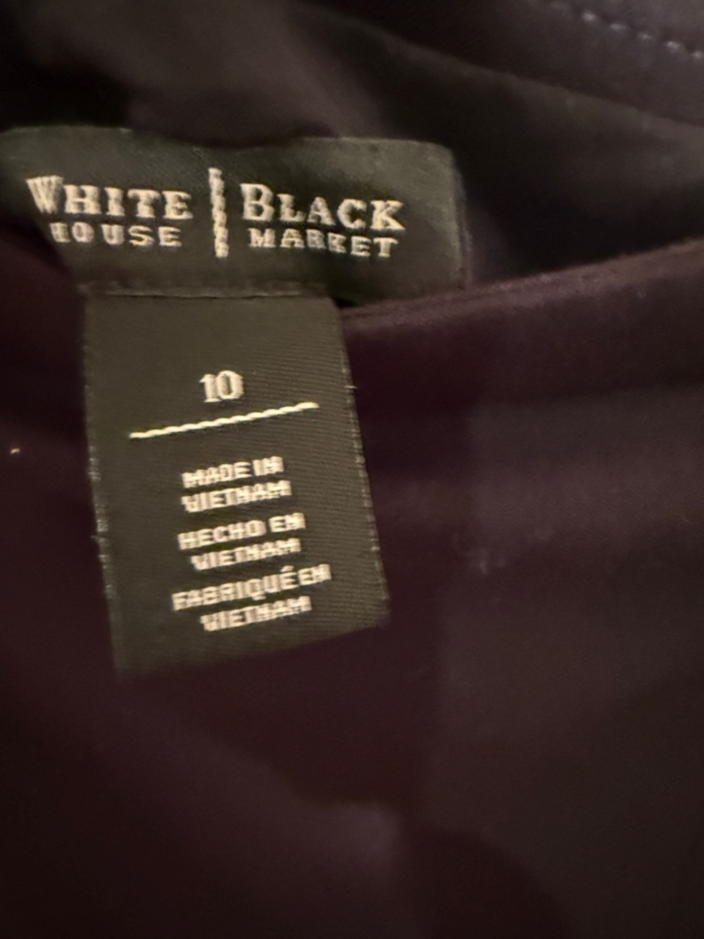 White House Black Market Black Pencil Skirt - Tailored Workstyle - Picture 2 of 2
